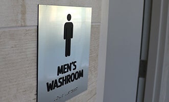 ada restroom sign