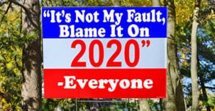 political election yard sign