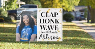 custom graduation yard sign