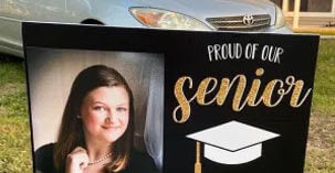 custom graduation sign