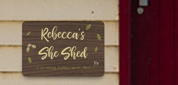 Custom She Shed Sign