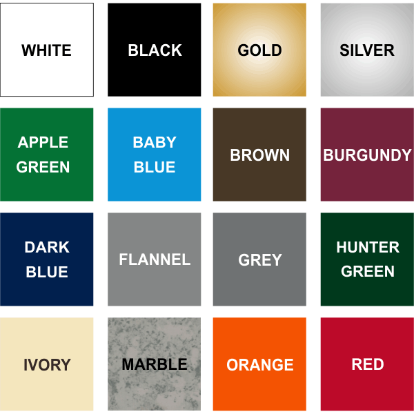 Top 16 Colors