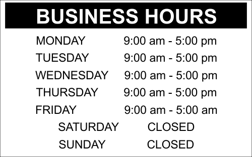 Business Hours