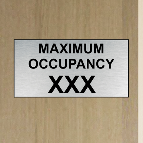 Occupancy Signs