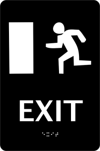 ADA Exit Sign