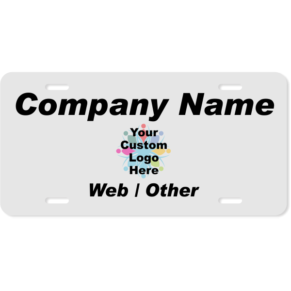 Custom Logo License Plate