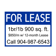 For Lease Signs