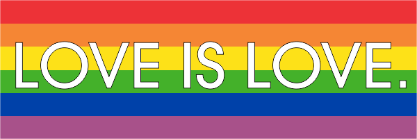 Love is Love Bumper Sticker