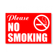 No Smoking Signs