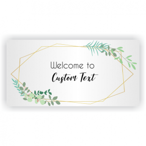 Simplistic Floral Shower Banner