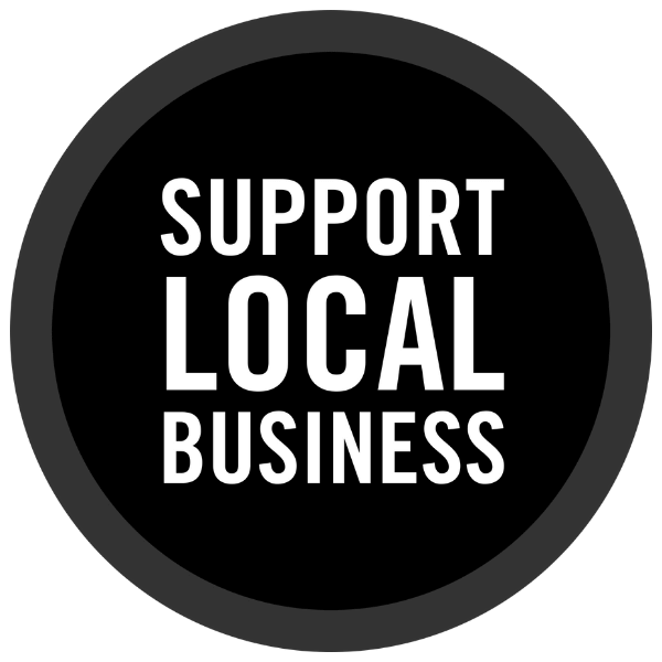 Support Local Business Business Reopening Window Decal